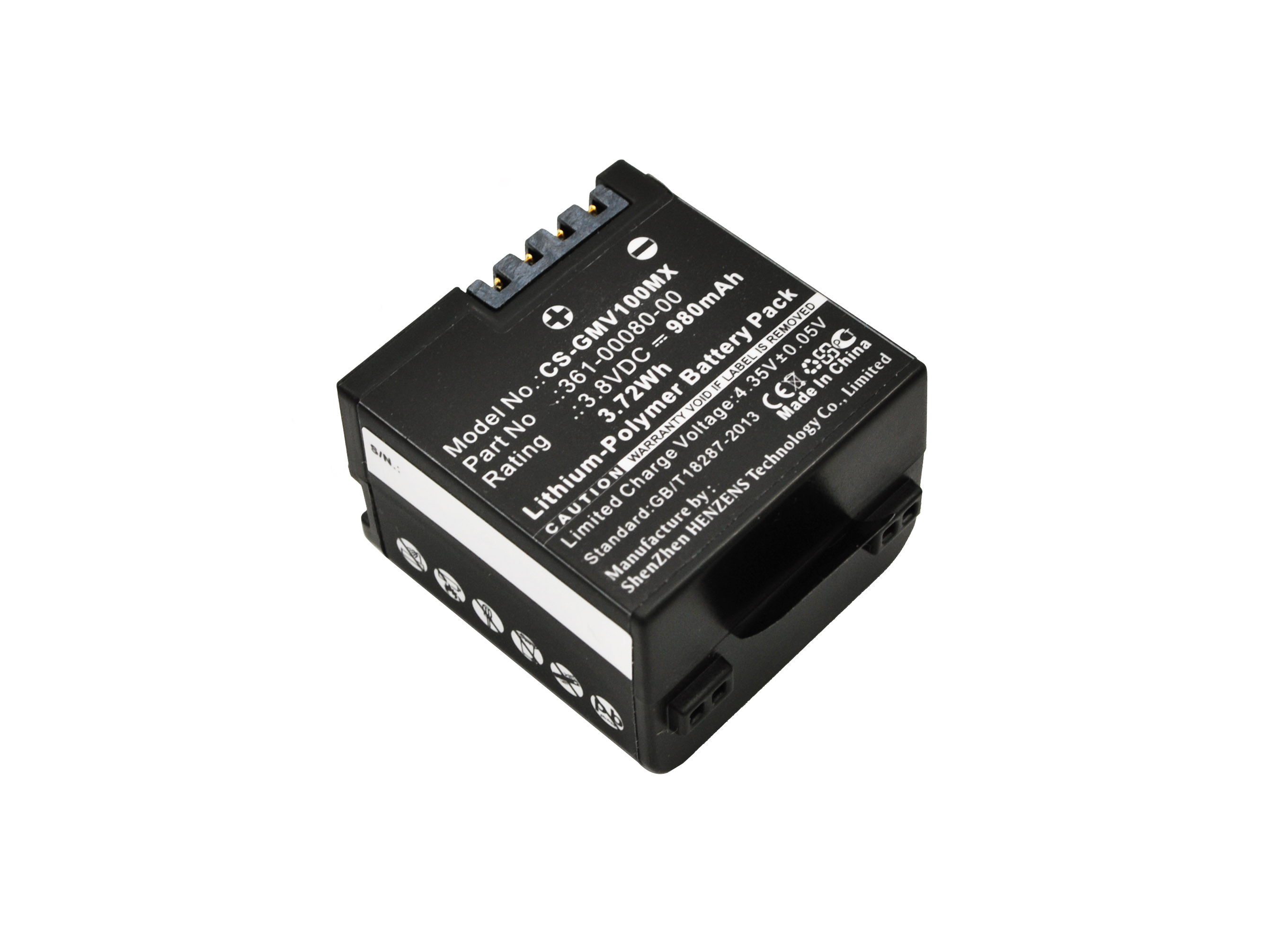 18732_08HLuBJPFCUVQt Akku ersetzt Garmin 010-12256-01, 361-00080-00, GMICP902624 980mAh