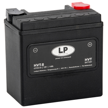 22197_0 LP HVT-8 SLA Motorradbatterie ersetzt HVT-08, 65948-00, 65948-00A 12V 14Ah