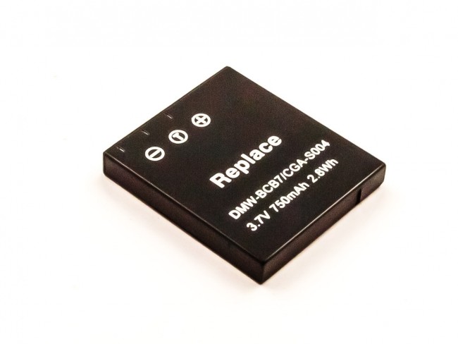 2831_01CgKWKEdlzhls Akku ersetzt Panasonic CGA-S004, DMW-BCB7 750mAh