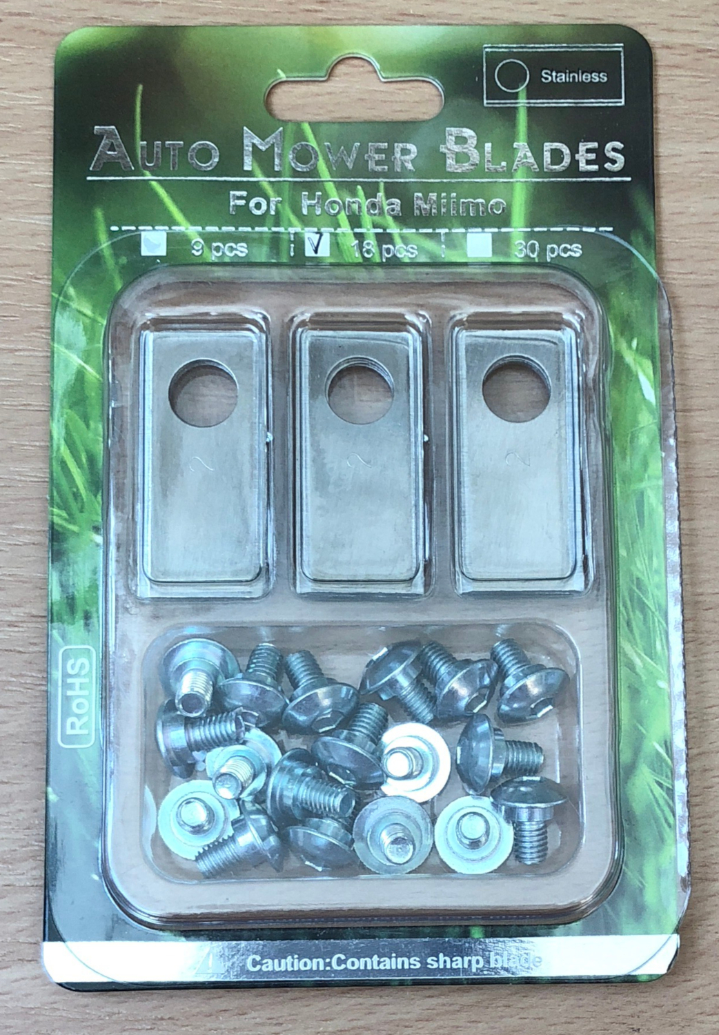 22934_0kmurRGUZycmVy 9x Ersatz Messer für Honda Miimo HRM 500, HRM 3000