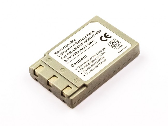 9837_0Zzma74gzId0WA Akku ersetzt Konica DR-LB4, NP-500, NP-600 850mAh